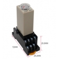 Delay Timer H3Y-4 24V 0-60 วินาที